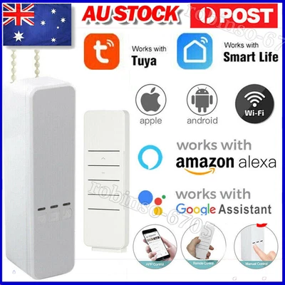 $113.99 • Buy AU Wifi Smart Chain Roller Blind Shade Shutter Drive Motor APP Control Google