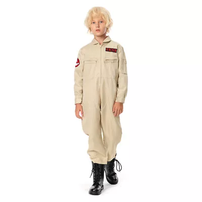 Kids Ghostbusters Cosplay Costume Jumpsuit Halloween Outfit Party Boy Girl X-mas • $37.19