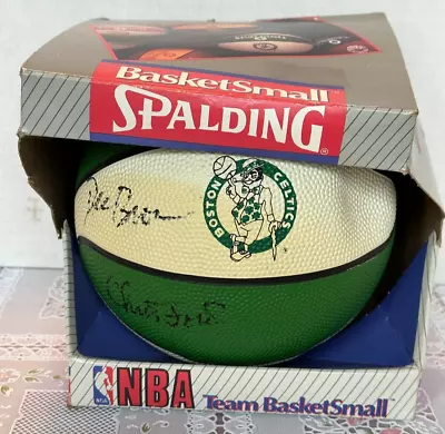 Celtics Spalding Mini Basketball Signed Dee Brown/Chris Ford Not Authenticated • $24.99