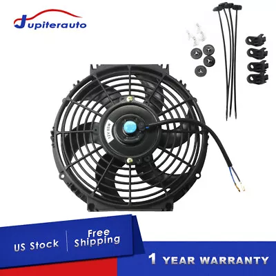 1pc 10inch Universal Electric Radiator Slim Fan Push& Pull Mounting Kit 6 Blades • $18.95