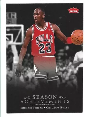 Michael Jordan 2007-08 Fleer Box Set #SH17 Season Achievements • $2.95