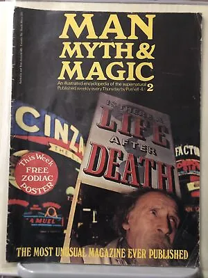 Man Myth & Magic Magazine ~ An Illustrated Encyclopedia Of The Supernatural #2 * • £22.97