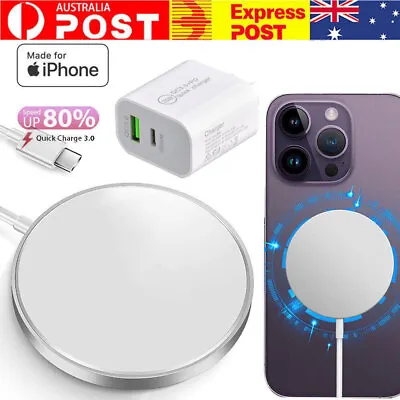 Magsafe Wireless Charger For Apple IPhone 15 14 13 12 Pro Max Magnetic Charger • $12.99