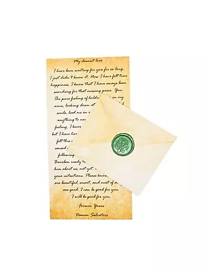 Vampire Diaries Personalised Love Letter From DAMON SALVATORE Christmas Gift  • £7.70