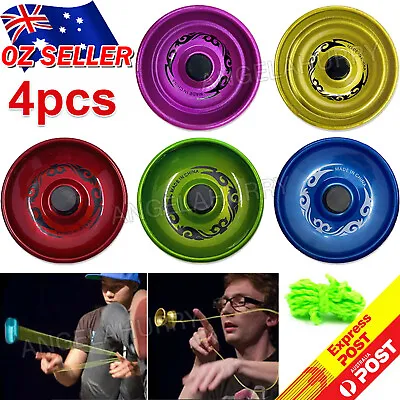 4X Aluminum Professional Yo-Yo  Bundle Bearing Ball Kids Toy Magic YoYo NEW • $10.21