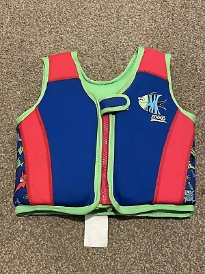 Zoggs Sea Saw Learn To Swim Swimming Jacket  Blue • £20