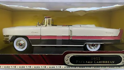 Road Signature Deluxe Edition 1955 Packard Caribbean White 1:18 Die-Cast • $48.29