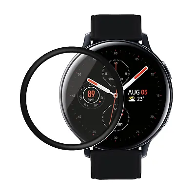PanzerGlass Screen Protector For Samsung Galaxy Watch Active 2 44MM - Black • $19.95
