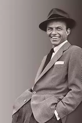 Frank Sinatra Poster Suit Fedora 24in X36in • $24.95