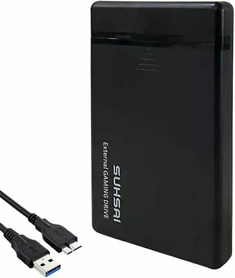 External USB 3.0 Hard Drive Laptop Storage HDD Mac Xbox One PC PS4 FAT32 SmartTV • £36.99