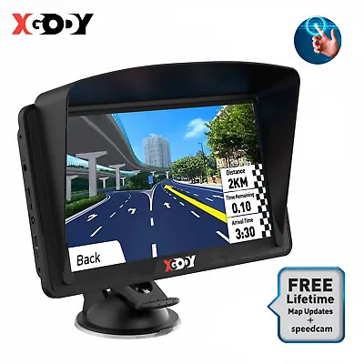 XGODY 7'' Truck Car GPS Navigator Navigation System 2024 Australia Lifetime Maps • $74.39