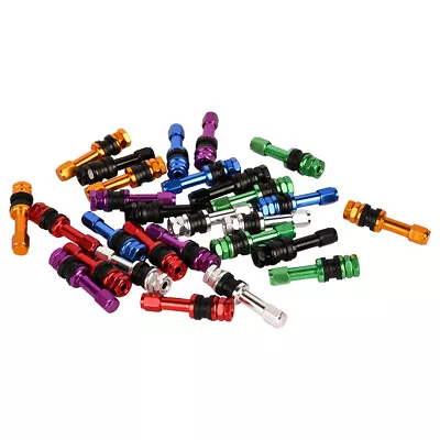 7 Color TR48 Bolt On Tire Valve Stem Metal High Pressure Flush With Stem Cap USA • $2.38