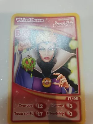 £1 • Buy Morrisons Disney Paris 20th Anniversary Trading Card B8 WICKED QUEEN 