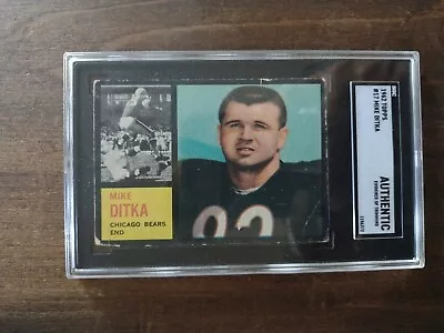 1962 Topps #17 Mike Ditka ROOKIE Chicago Bears 🐻 HOF Read • $249.99