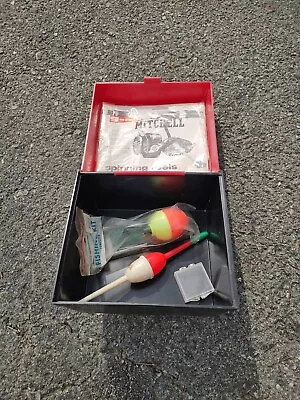 Vintage Garcia Mitchell 300 301 400 401 Fishing Reel Plastic Box & Paper Work • $26