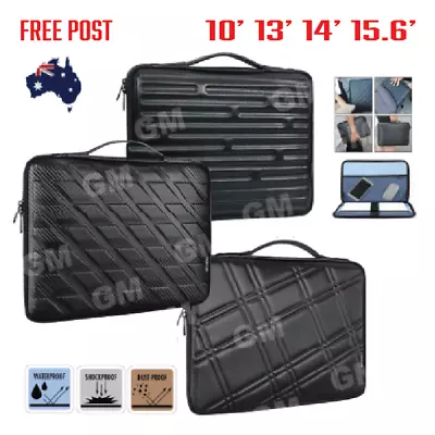 $47.97 • Buy Laptop MacBook Note Book Sleeve Bag Waterproof Hard Travel Carry Bag Case Cover