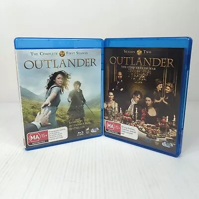 Outlander Complete Season One & Two 1 & 2 (2014 - 2016) - 11 Disc Set  - Blu Ray • $14.99