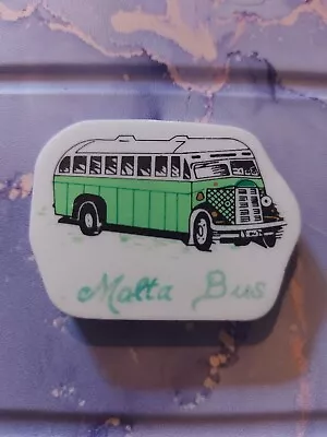 Malta Bus Eraser • £3