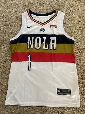 NIKE NEW ORLEANS PELICANS ZION WILLIAMSON MENS Size 50 “NOLA” EDITION JERSEY • $55