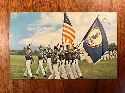 Vintage Virginia Military Institute Color Guard Postcard Lexington Virginia • $4.49