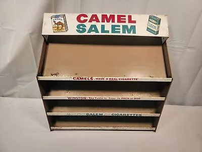 Vintage Camels Salem Winston Cigarette Metal Store Display Shelf • $24.99