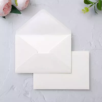 50 Pack A4 Envelopes 4 1/4 X 6 1/8 Inches Ivory Envelopes Perfect For Gift C... • $26.71