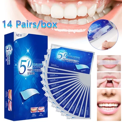 $13.95 • Buy 28PC Teeth Whitening Strips Professional Advanced Tooth Bleaching Whitener Clean