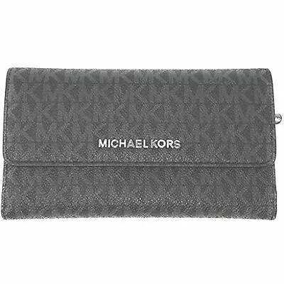 Michael Kors Women Lady PVC Or Leather Trifold Clutch Credit Card Holder Wallet • $73.23
