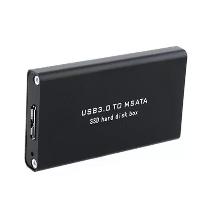 MSATA SSD To USB 3.0/2.0 External Enclosure Ssd Converter Adapter Case Box US • $12.99