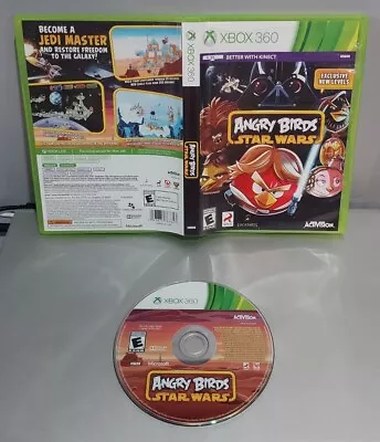 Angry Birds Star Wars (Microsoft Xbox 360 2013) CLEANED & TESTED In Oem Case • $7.95