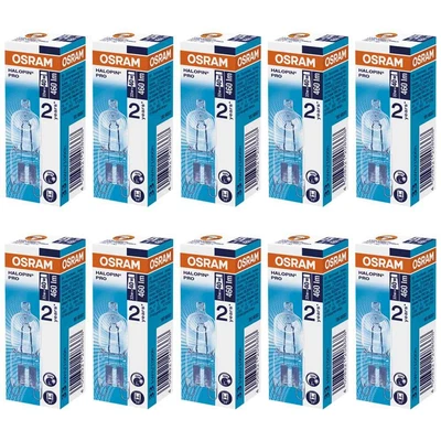 £15.48 • Buy 10 X Osram G9 Eco Halogen Pin-Base 33W=40W Halogen Lamp 66733 Halopin