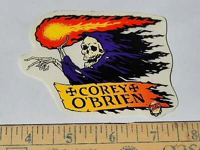 VTG 80's SANTA CRUZ COREY O'BRIEN GRIM REAPER DEATH NOS SKATEBOARD DECK STICKER • $63.99