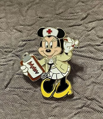 Disney Nurse Minnie Mouse With Stethoscope & Clipboard Trading Pin • $50