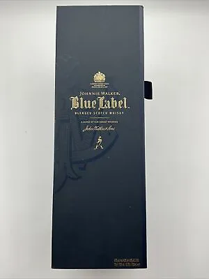Empty 700ml Johnnie Walker Blue Label Scotch Bottle With Box • $25