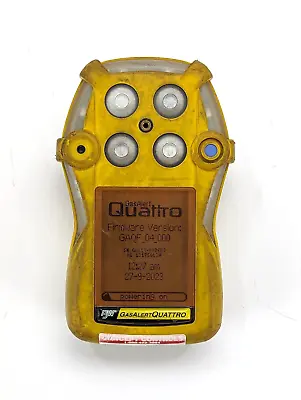 BW Gas Alert Quattro Multi Gas Monitor Detector Meter O2 CO H2S LEL - Bad O2 • $129.99