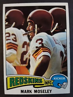 1975 Topps Mark Moseley #364 Football Card Washington Commanders • $1.94