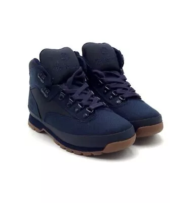Timberland Men's Euro A1G1D Blue Lace Up Hiking Boots - Size 8 • $14.99