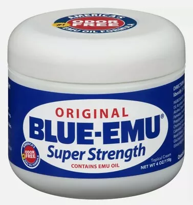 $15.77 • Buy ORIGINAL BLUE-EMU SUPER STRENGTH Topical Cream ACHES & PAIN RELIEF Emu Oil 4 Oz