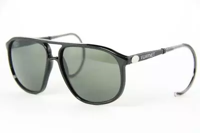 Vintage Vuarnet Sunglasses 117 Black Cable Hook PX3000 Mineral Gray Lens • $111.20