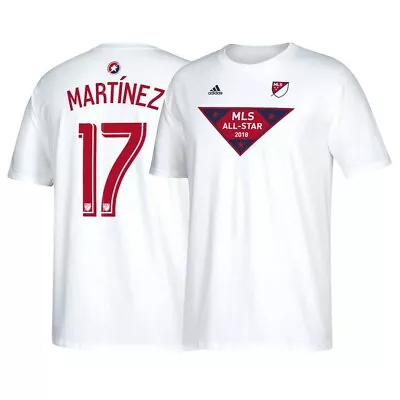 Josef Martínez MLS 2018 MLS All Star Adidas Men's N&N Jersey White T-Shirt • $19.99