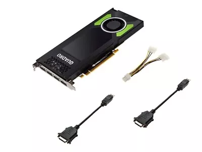 8GB PNY VCQP4000-BLK Quadro P4000 4x DP PCI-E 3.0 X16 VCQP4000 Graphics Card • $304.71