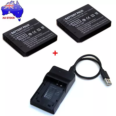 AUS Battery / Charger For Panasonic Lumix DMC-FT1 DMC-FT2 DMC-FT3 DMC-FT4 Camera • $64.88