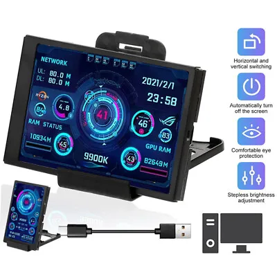 USB 3.5Inch IPS Display Screen Secondary Screen Mini Monitor For PC Feature-rich • $26.79