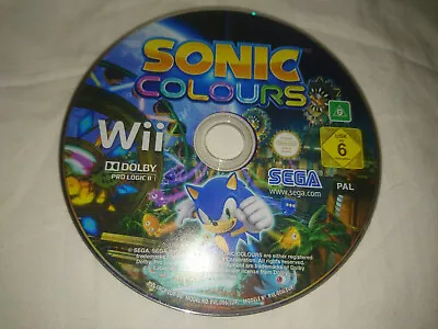 Sonic Colours For Wii - DISC SCRATCHED / NEEDS REPAIR  • £6