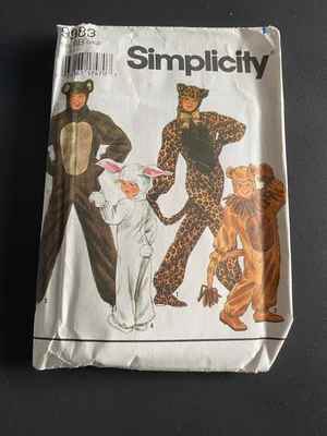 £0.99 • Buy Simplicity Childs Costume Sewing Pattern - Pattern No 9983 - 1990's - Animals