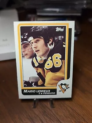 1986 Topps Mario Lemieux #122 HOF Pittsburgh Penguins Read • $1.99