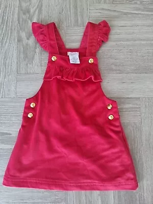 TAHARI Red Baby Girl Dress Size 1-2 Years • £12