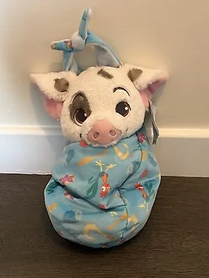 Disney Store Moana Pua Pig Babies Plush Soft Teddy Bear Toy And Blanket Baby • £19.95