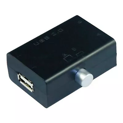 USB 2.0 Sharing Share Switch Box Hub 2 Ports PC Computer Scanner Printer Manual • $9.89