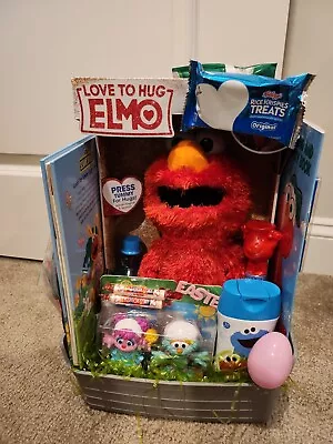 NEW Elmo EASTER GIFT BASKET SESAME STREET Friends  BATH TUB  Toys • $65.99